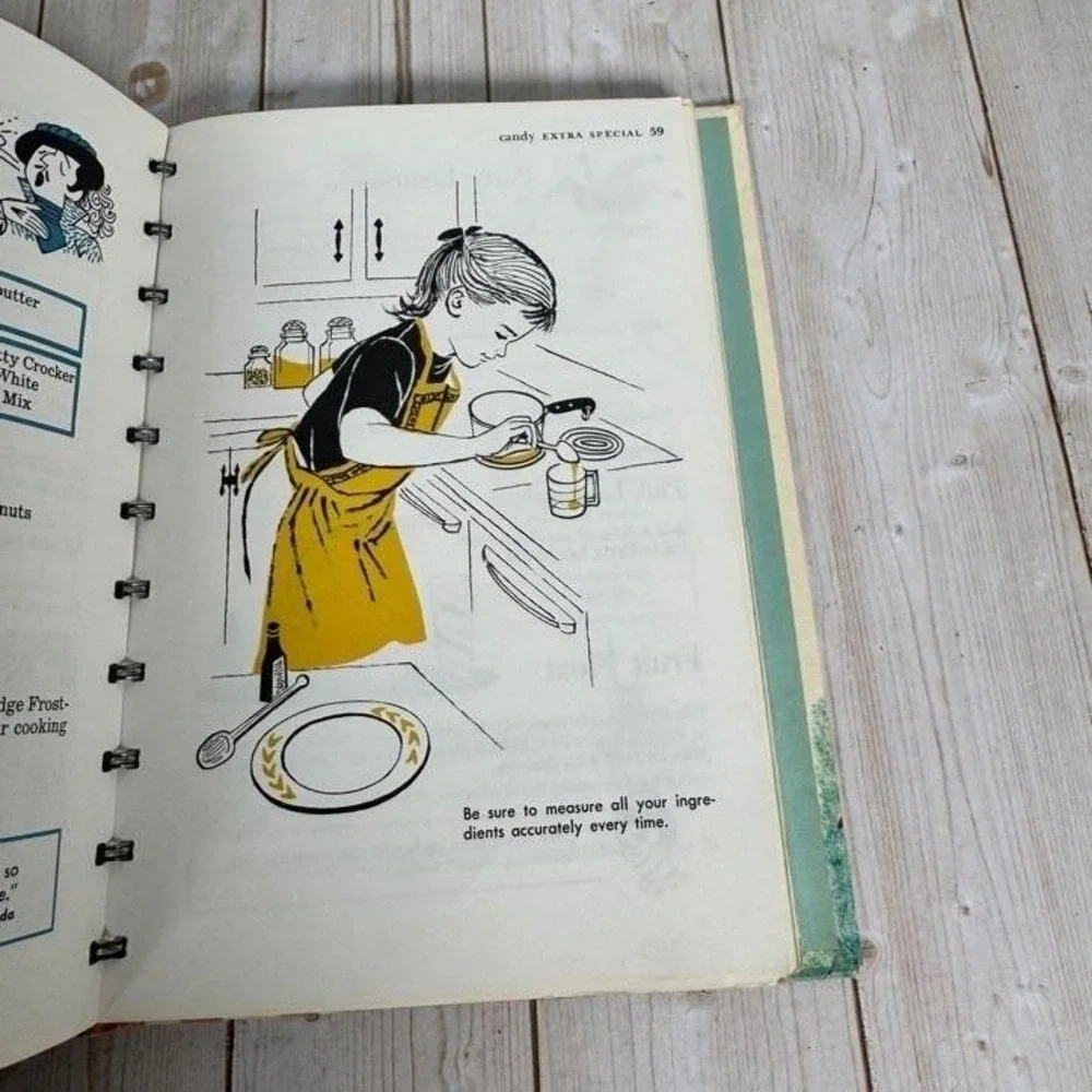 Betty Crocker's Cook Book for Boys and Girls 1957 1st Ed 6th Print Golden Press